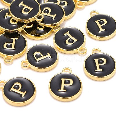 Golden Plated Alloy Charms ENAM-S118-02P-1