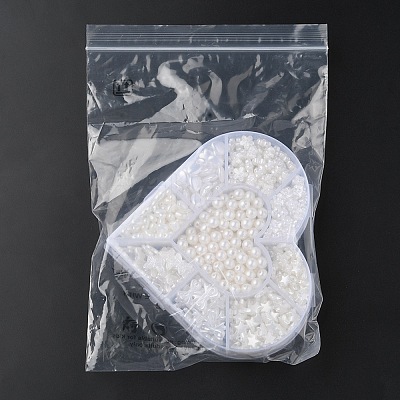 ABS Plastic Imitation Pearl Beads OACR-YW0001-50-1