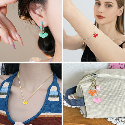 50Pcs Baking Paint Acrylic Pendants OACR-TA0004-83B-1