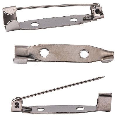 Iron Brooch Findings X-E021Y-B-1