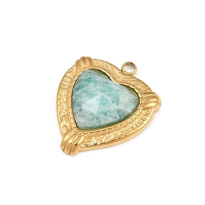 Natural Amazonite Faceted Pendants GG-CBA52DC-01A-G-1