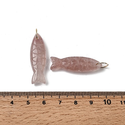 Natural Mixed Stone Carved Pendants G-G314-01G-1