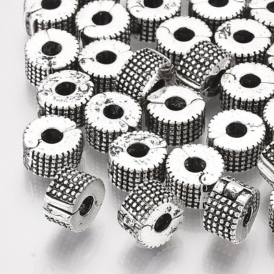 Alloy European Style Clasps PDLC-R001-19AS-1