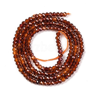 Natural Garnet Beads Strands G-F770-D03-02-1