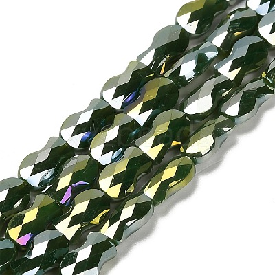 Electroplate Glass Beads Strands EGLA-P066-01A-AB02-1
