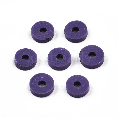 Handmade Polymer Clay Beads CLAY-R067-4.0mm-B03-1