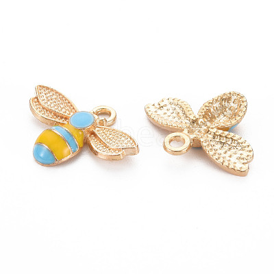 Alloy Enamel Pendants ENAM-S121-174C-RS-1