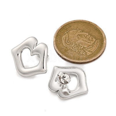 304 Stainless Steel Stud Earrings EJEW-K268-11P-1