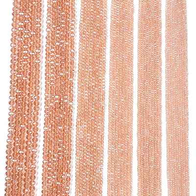 Electroplate Glass Beads Strands EGLA-A044-T4mm-A21-1