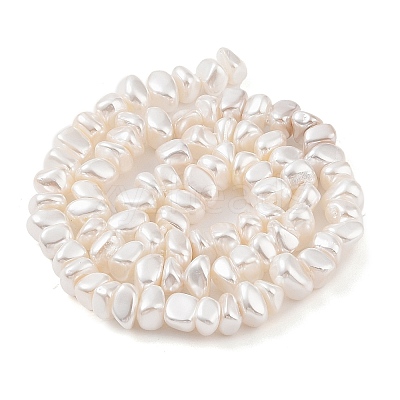 Electroplated Shell Pearl Beads Strands BSHE-C006-03B-1