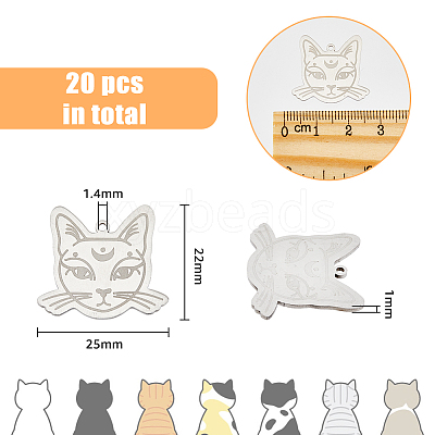 201 Stainless Steel Pendants FIND-DC0002-56-1