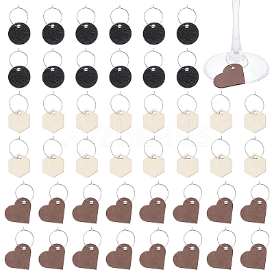 1Bag Plywood Pendants WOOD-BC0001-51-1