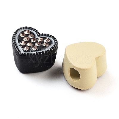 Opaque Resin European Beads RESI-M038-01-1
