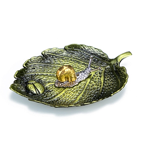 Leaf & Snails Alloy Incense Burners PW-WG85A3E-02-1