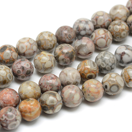Natural Maifanite/Maifan Stone Beads Strands X-G-T049-10mm-10-1