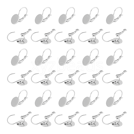 Unicraftale 40Pcs 304 Stainless Steel Leverback Earring Findings KK-UN0043-44-1