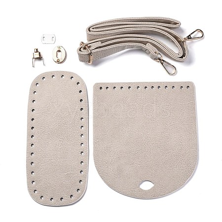 PU Leather Shoulder Bag Making Kits DIY-XCP0003-43-1