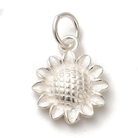 925 Sterling Silver Sunflower Charms STER-K180-03S-1