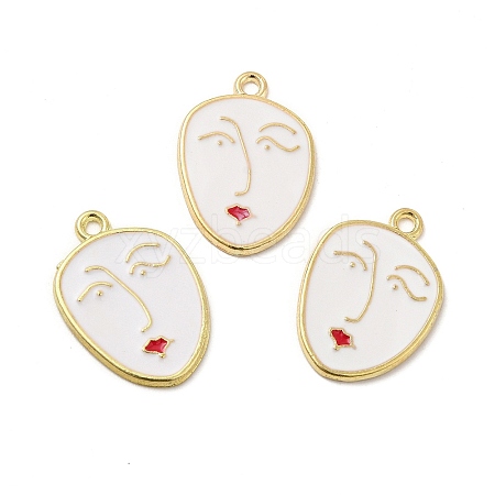 Alloy Enamel Pendants ENAM-J650-07G-03-1