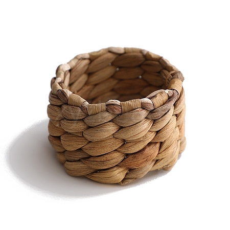 Bamboo Knitting Napkin Rings HULI-PW0002-126B-1