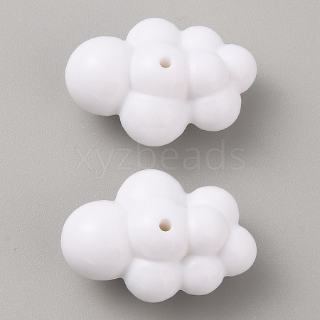 Opaque Acrylic Beads SACR-TAC0005-04A-1