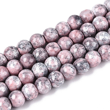 Baking Paint Glass Beads Strands DGLA-N016-4mm-03-1