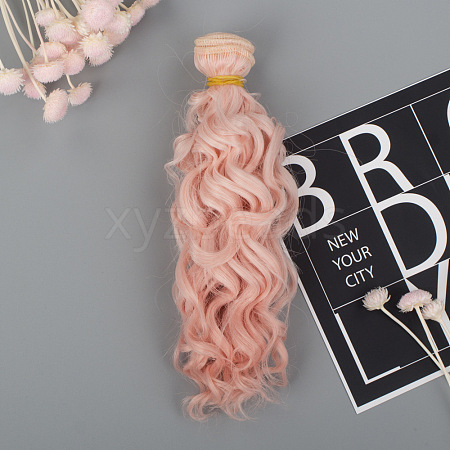 High Temperature Fiber Long Instant Noodle Curly Hairstyle Doll Wig Hair DOLL-PW0010-01O-1