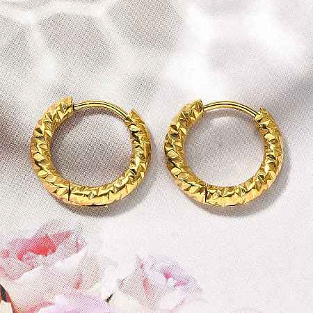 304 Stainless Steel Hoop Earrings for Women EJEW-M068-13B-G-1