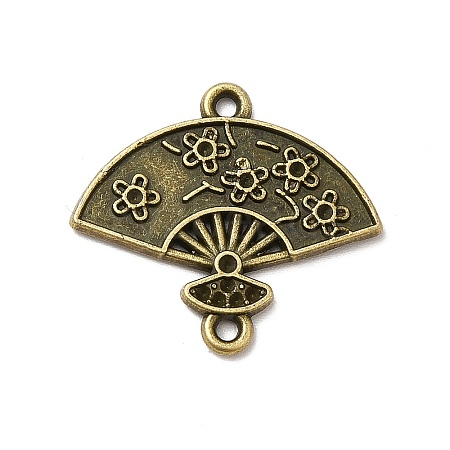 Tibetan Style Alloy Connector Charms PALLOY-M198-29AB-1