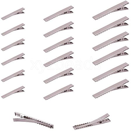 Iron Flat Alligator Hair Clip Findings IFIN-PH0023-81-1