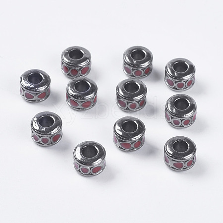 Alloy European Beads LFD8226Y-2-NFB-1