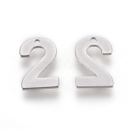 Tarnish Resistant 201 Stainless Steel Charms STAS-F175-01P-2-1