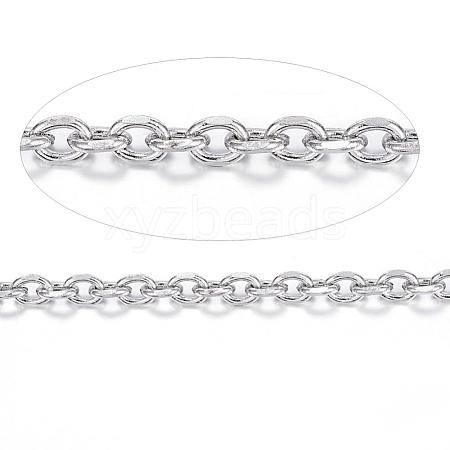 Tarnish Resistant 304 Stainless Steel Cable Chains CHS-H007-03P-1