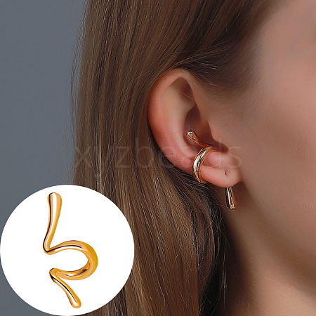 Brass Cuff Earrings for Women WGCA6F2-02-1