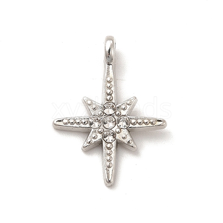 Alloy Crystal Rhinestone Pendants ALRI-K050-09P-1