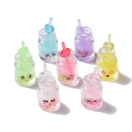 Luminous Translucent Resin Pendants RESI-D057-04-1