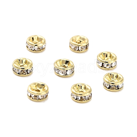 316 Surgical Stainless Steel Rhinestone Spacer Beads STAS-L285-001G-02-1-1