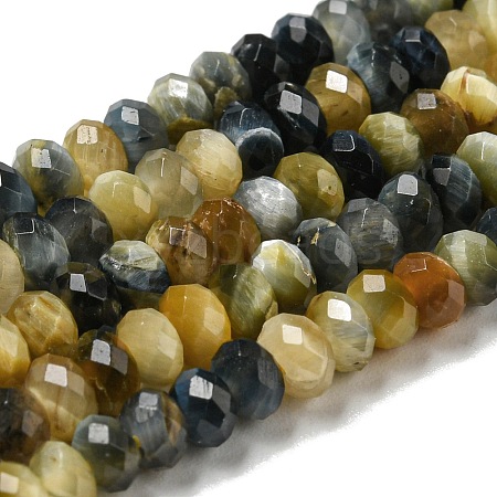 Natural Tiger Eye Beads Strands G-K351-B02-01-1