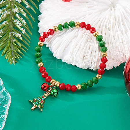 Christmas Glass Beaded Bracelets VM8145-1-1