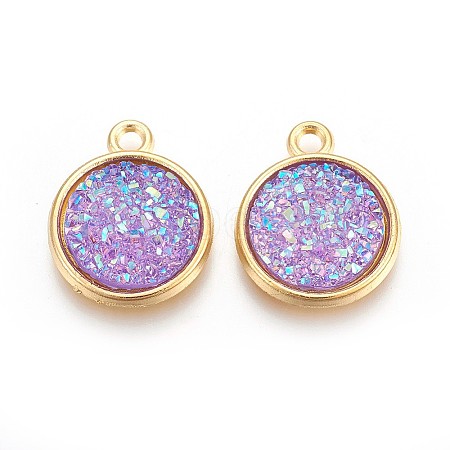 Resin Pendants RESI-F015-A02-1