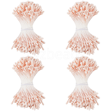 Gypsum with Cotton Cord Artificial Flower Core DIY-WH20007-36A-03-1