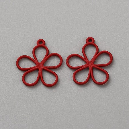 Hollow Out Spray Painted Alloy Pendants FIND-WH20008-19D-1