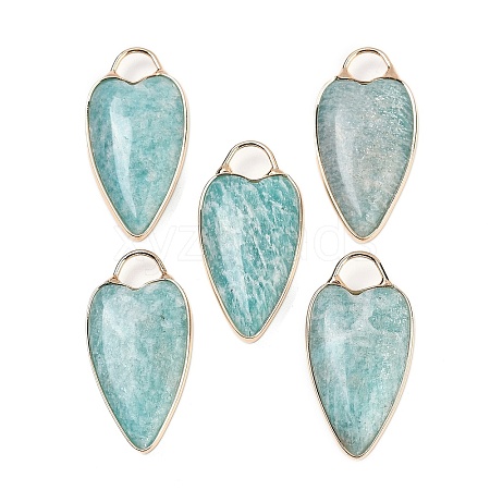 Natural Amazonite Pendants G-G193-02G-08-1