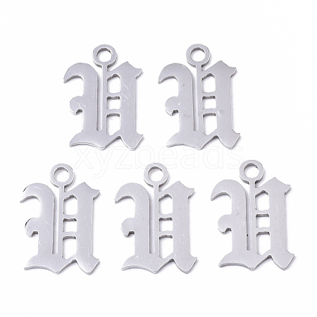 Tarnish Resistant 201 Stainless Steel Pendants STAS-N091-40U-1
