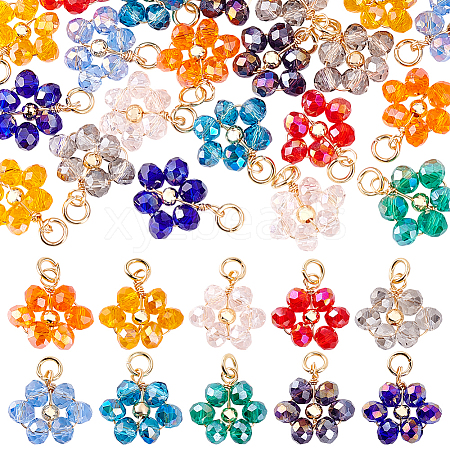 Glass Pendants PALLOY-PH01777-1