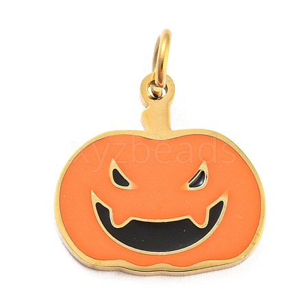 Halloween 304 Stainless Steel Charms STAS-P333-12G-1