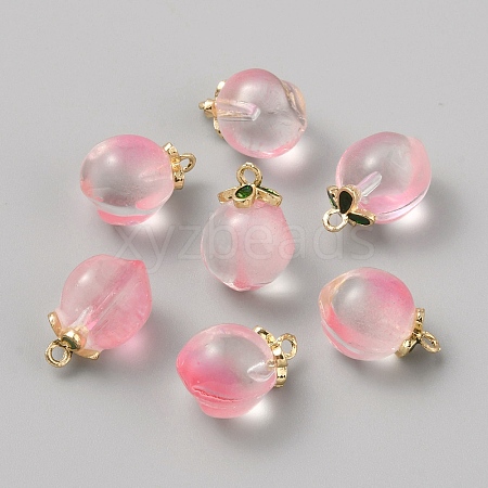 Glass Pendants LS-GLAA-WH0035-41G-03-1