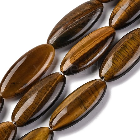 Natural Tiger Eye Beads Strands G-B078-E11-01-1