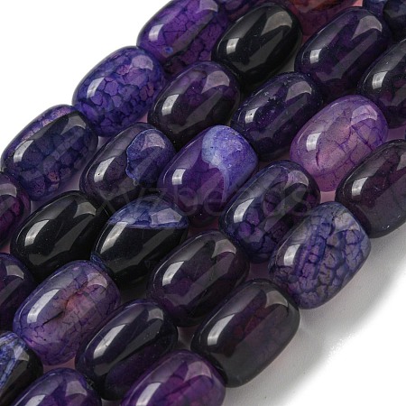 Natural Dragon Veins Agate Beads Strands G-A223-D11-01B-1