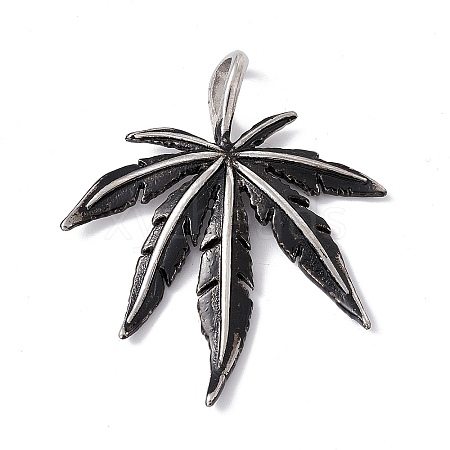 Tibetan Style 304 Stainless Steel Big Pendants STAS-H170-04AS-1